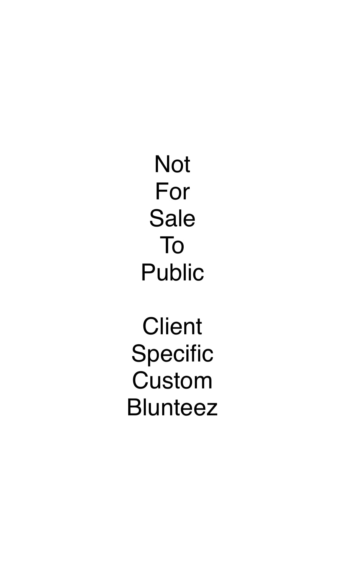 Not For Sale to Public - upgrade