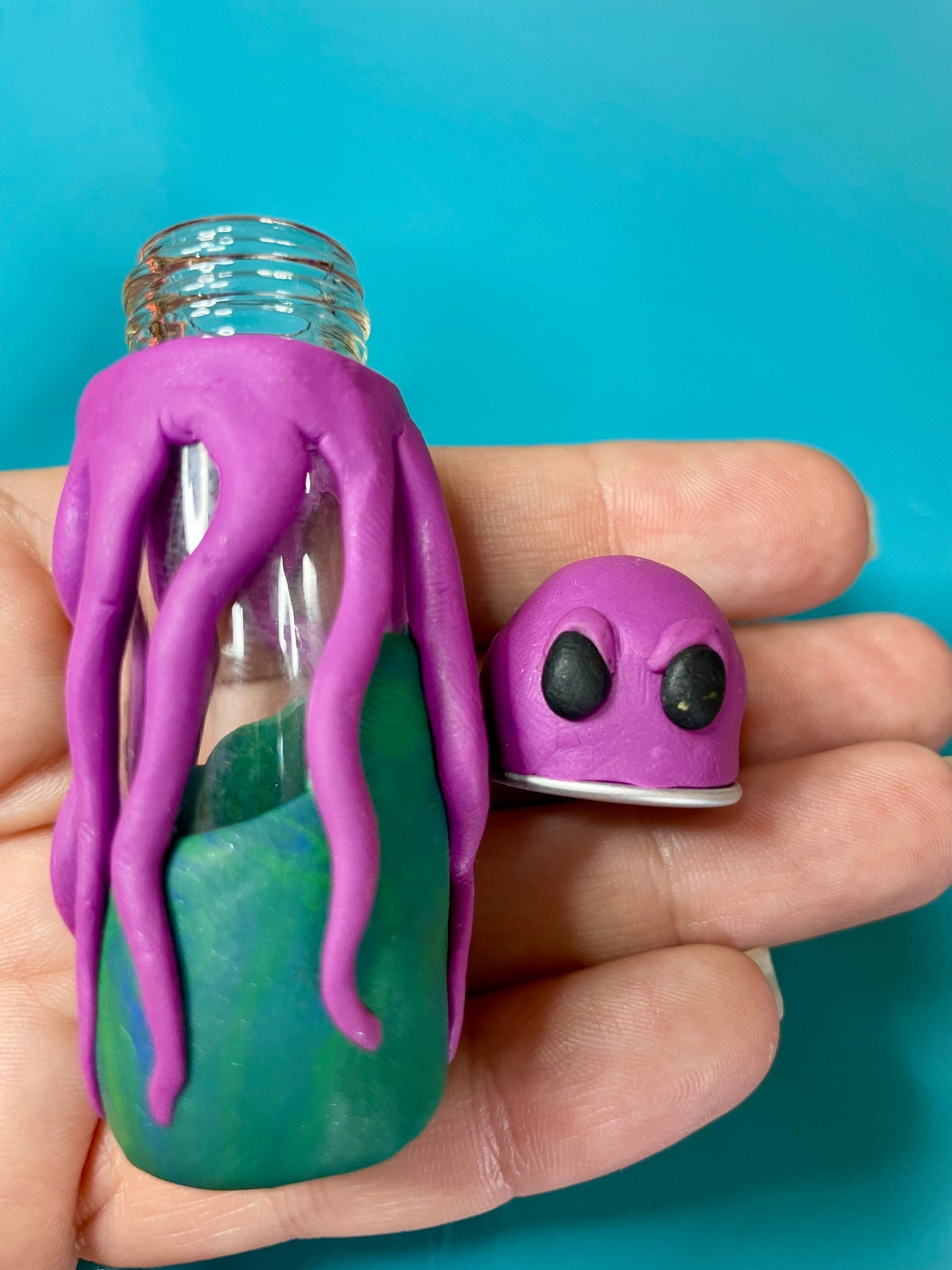 Kitty & Octopus Jars